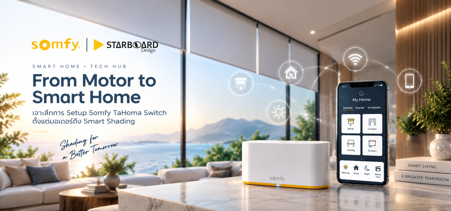 From motor to smart home : Starboard X Somfy