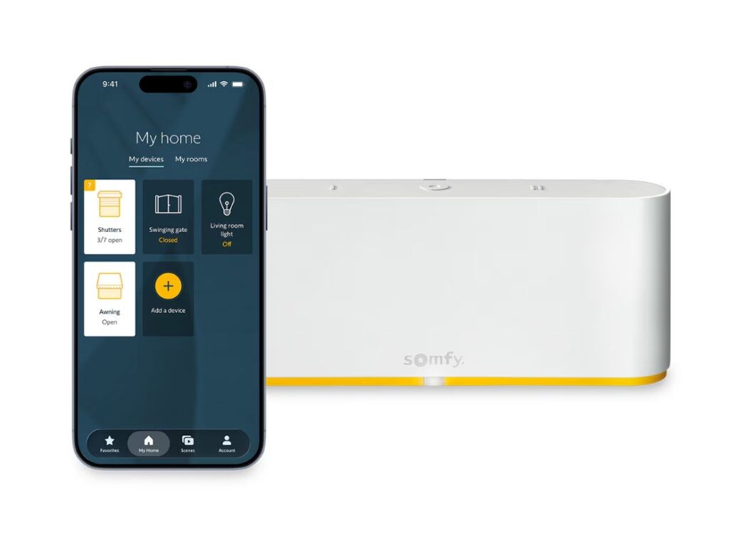 Tahoma Switch From motor to smart home